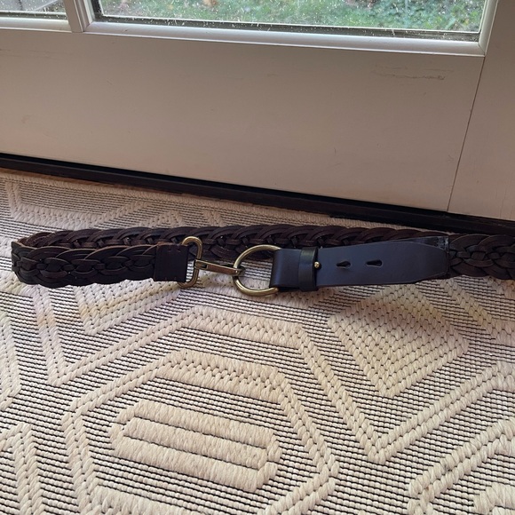 J. Crew Genuine Leather braided women’s Belt in Brown size M - Picture 11 of 11